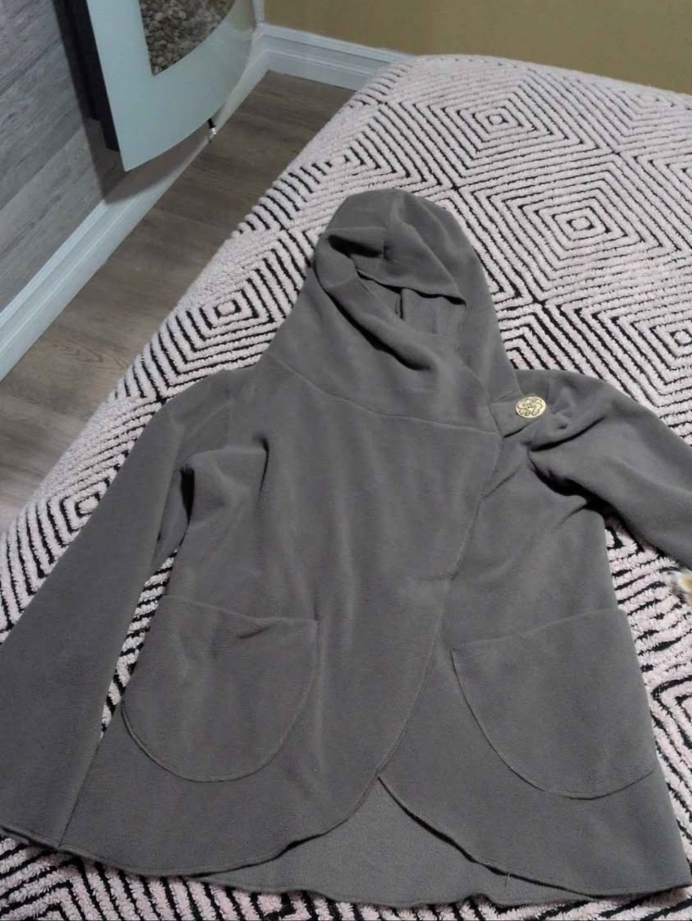 Women’s Hooded Fleece Jacket - Gray
